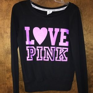 Love PINK Victoria's Secret Pullover Black